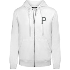 White Pittsburgh Pirates Levelwear Podium Banner Arch Full-Zip Hoodie