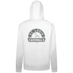 White St. Louis Cardinals Levelwear Podium Banner Arch Full-Zip Hoodie