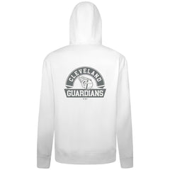 White Cleveland Guardians Levelwear Podium Banner Arch Full-Zip Hoodie