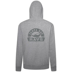 Heather Gray Tampa Bay Rays Levelwear Podium Banner Arch Full-Zip Hoodie