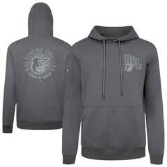 Gray Baltimore Orioles Levelwear Podium Valiant Hoodie