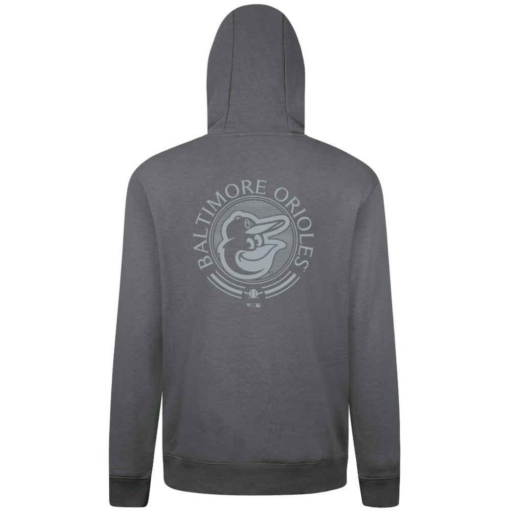 Gray Baltimore Orioles Levelwear Podium Valiant Hoodie