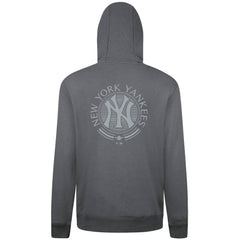 Gray New York Yankees Levelwear Podium Valiant Hoodie