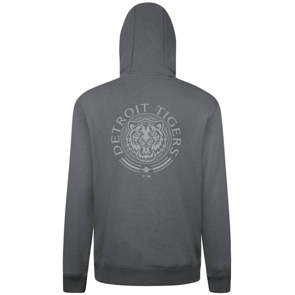 Gray Detroit Tigers Levelwear Podium Valiant Hoodie