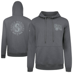 Gray Seattle Mariners Levelwear Podium Valiant Hoodie