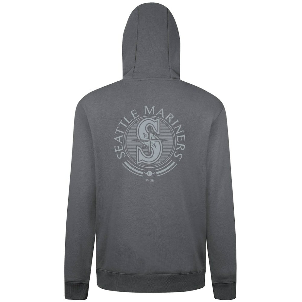 Gray Seattle Mariners Levelwear Podium Valiant Hoodie