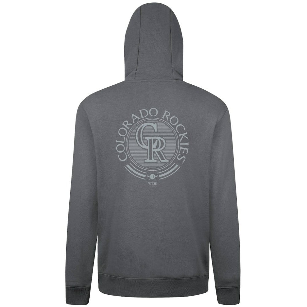 Gray Colorado Rockies Levelwear Podium Valiant Hoodie
