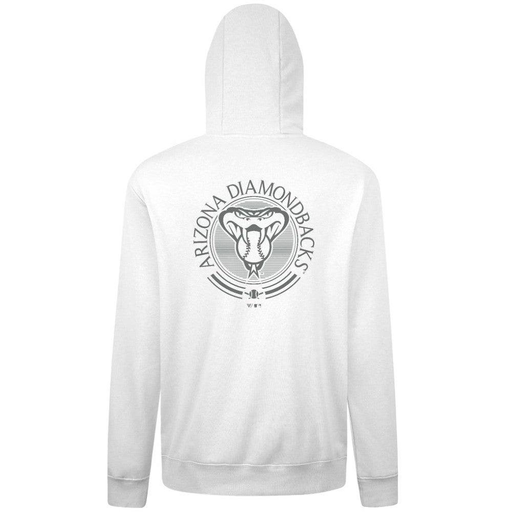 White Arizona Diamondbacks Levelwear Podium Valiant Hoodie