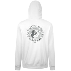 White Baltimore Orioles Levelwear Podium Grain Hoodie