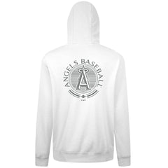White Los Angeles Angels Levelwear Podium Grain Hoodie