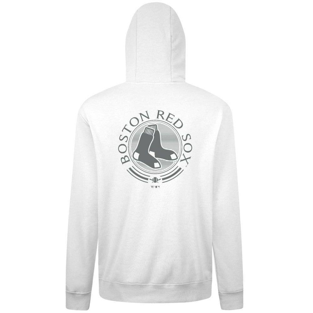 White Boston Red Sox Levelwear Podium Grain Hoodie