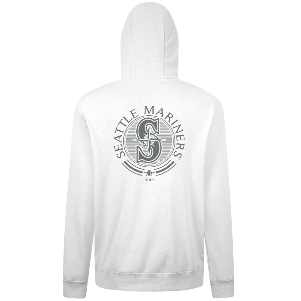 White Seattle Mariners Levelwear Podium Grain Hoodie