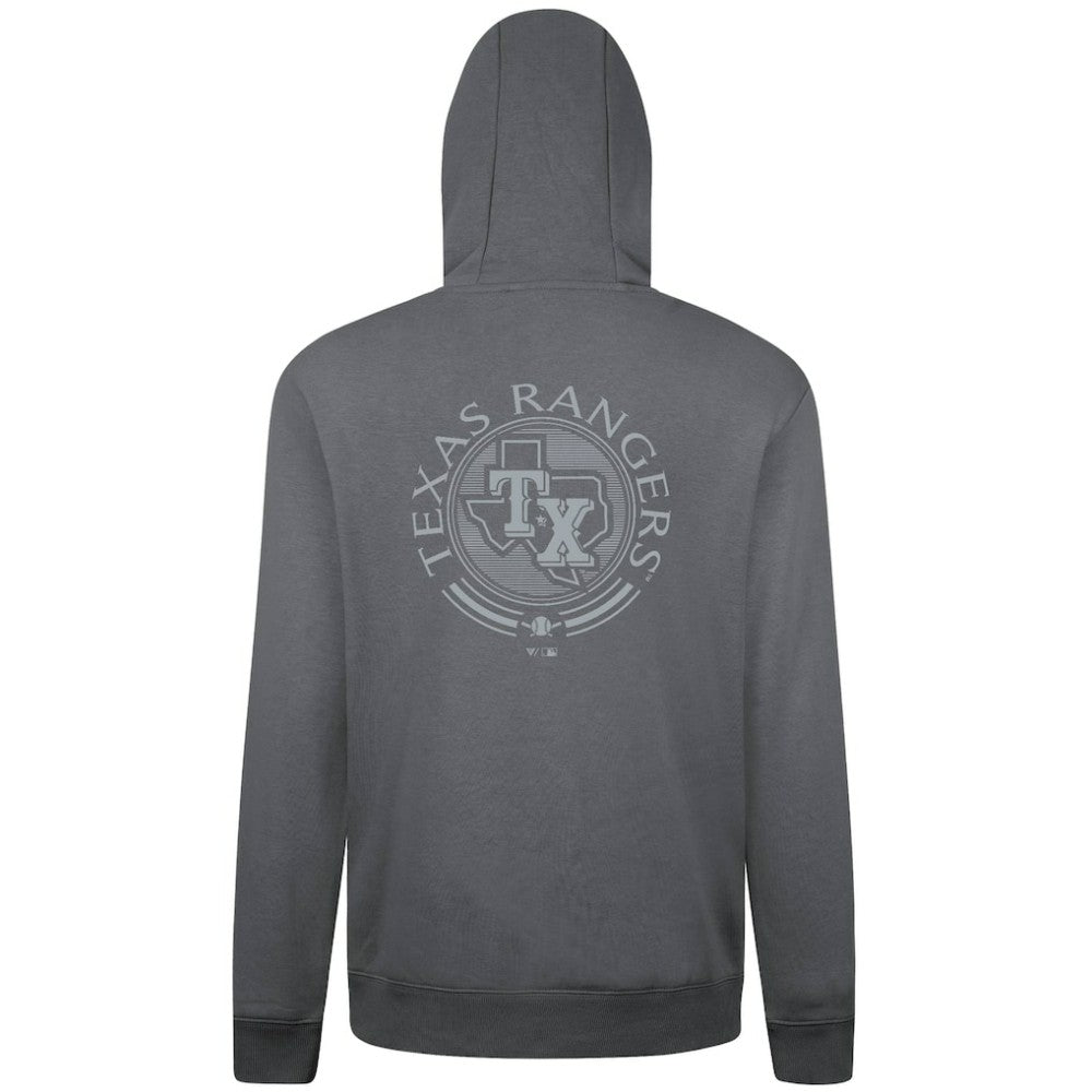 Gray Texas Rangers Levelwear Podium Grain Hoodie