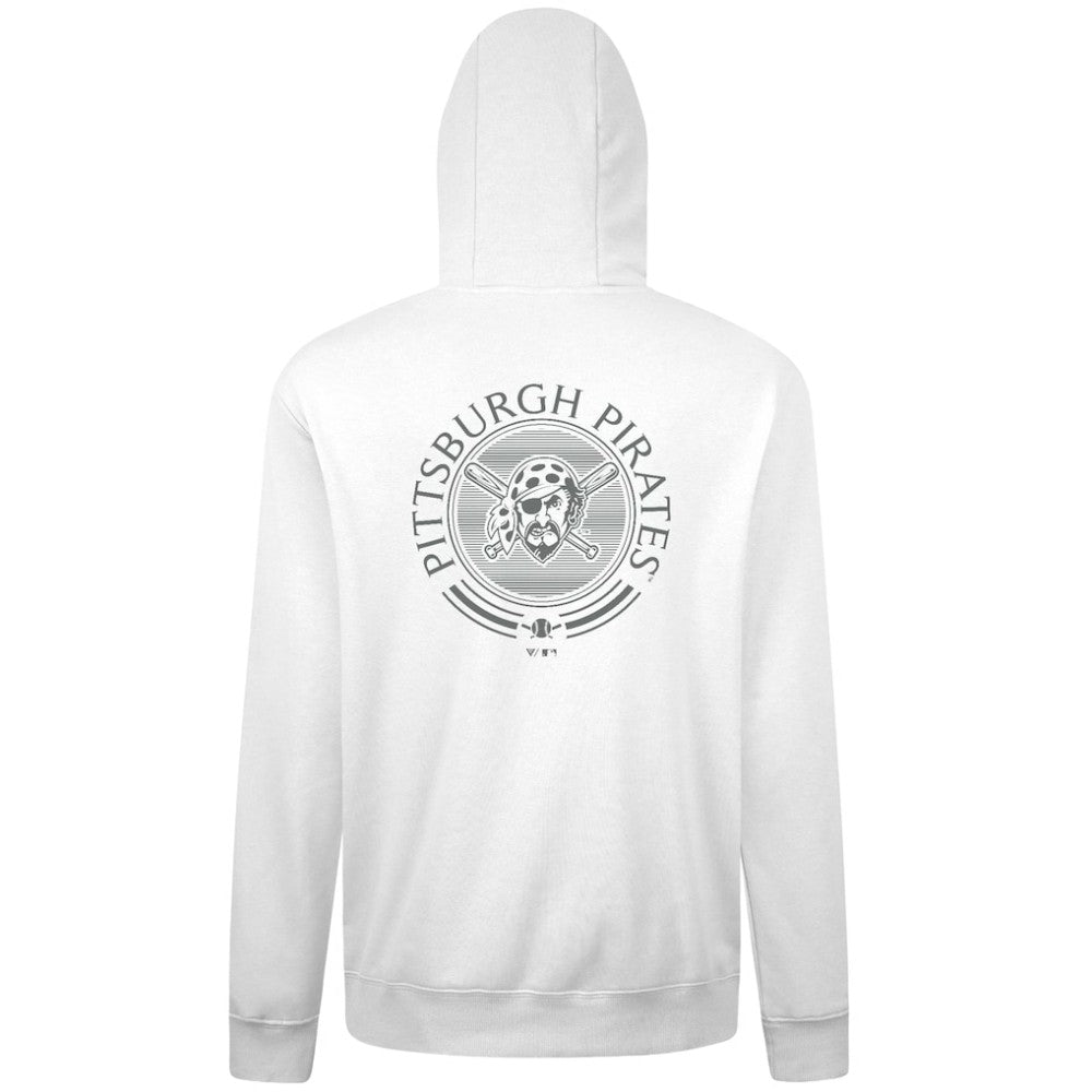 White Pittsburgh Pirates Levelwear Podium Grain Hoodie