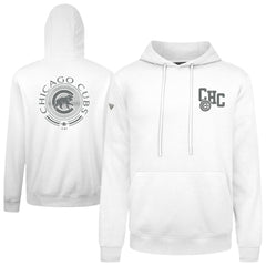 White Chicago Cubs Levelwear Podium Grain Hoodie