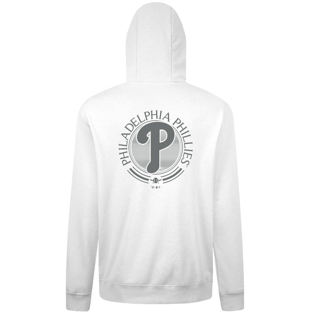 White Philadelphia Phillies Levelwear Podium Grain Hoodie