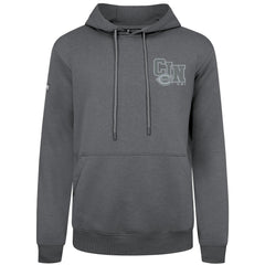 Gray Cincinnati Reds Levelwear Podium Grain Hoodie