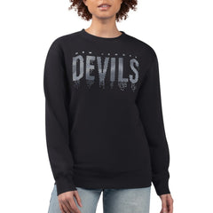 NHL New Jersey Devils G-III 4Her by Carl Banks Women's Metallic Drop Printed Fleece Sweatshirt