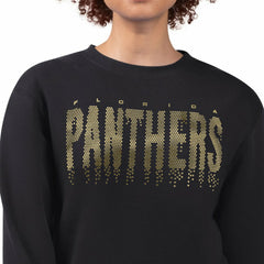 NHL Florida Panthers G-III 4Her by Carl Banks Women's Metallic Drop Printed Fleece Sweatshirt