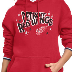 NHL Detroit Red Wings Starter Women's Fireworks Fleece Hoodie