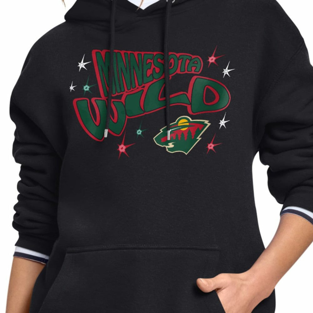NHL Minnesota Wild Starter Women's Fireworks Fleece Hoodie