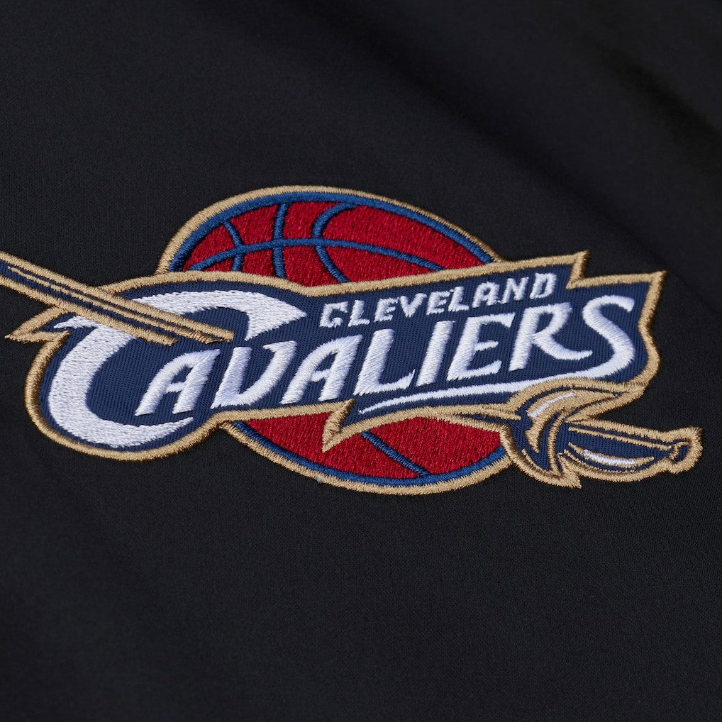 Mitchell & Ness Cleveland Cavaliers Hardwood Classics Nights Walk the Tunnel Satin Bomber Full-Snap Hooded Jacket sale
