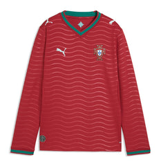 Portugal National Team Youth 2026 Home Replica Long Sleeve Jersey
