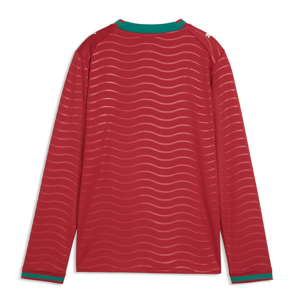 Portugal National Team Youth 2026 Home Replica Long Sleeve Jersey