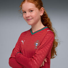 Portugal National Team Youth 2026 Home Replica Long Sleeve Jersey