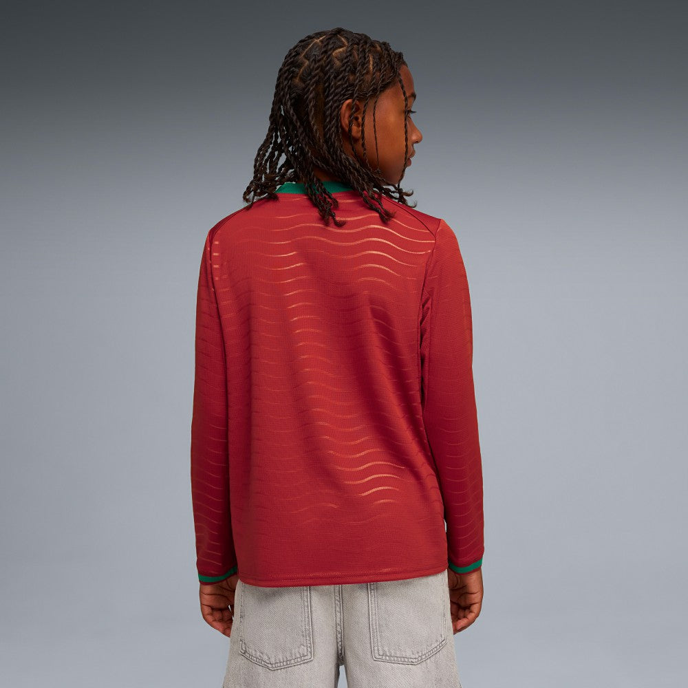 Portugal National Team Youth 2026 Home Replica Long Sleeve Jersey