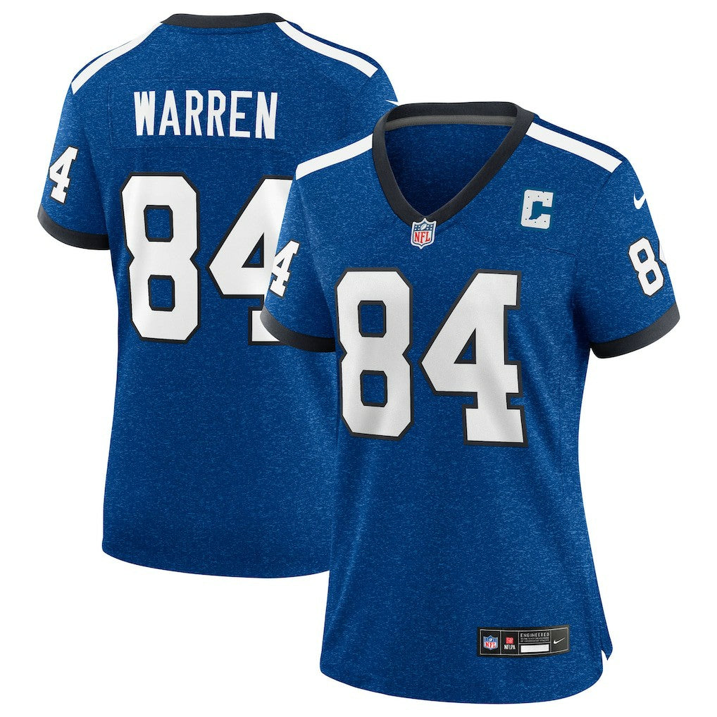 Tyler Warren  Women's Alternate 2 Indiana Nights Game Jersey - Indianapolis Colts Jerseys