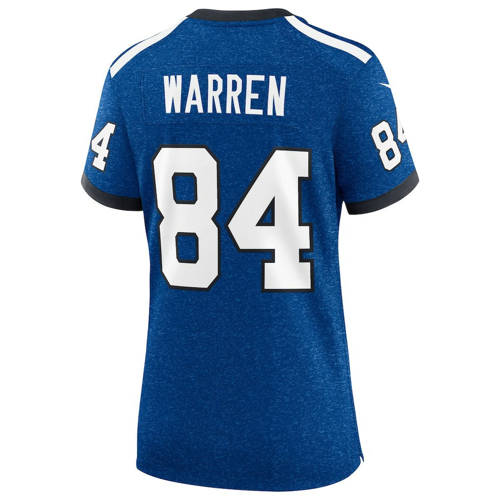 Tyler Warren  Women's Alternate 2 Indiana Nights Game Jersey - Indianapolis Colts Jerseys