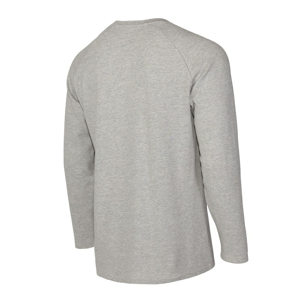 New York Knicks Concepts Sport Hawthorn Thermal Knit Long Sleeve Henley T-Shirt