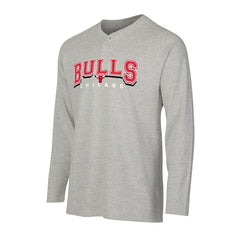 Chicago Bulls Concepts Sport Hawthorn Thermal Knit Long Sleeve Henley T-Shirt sale