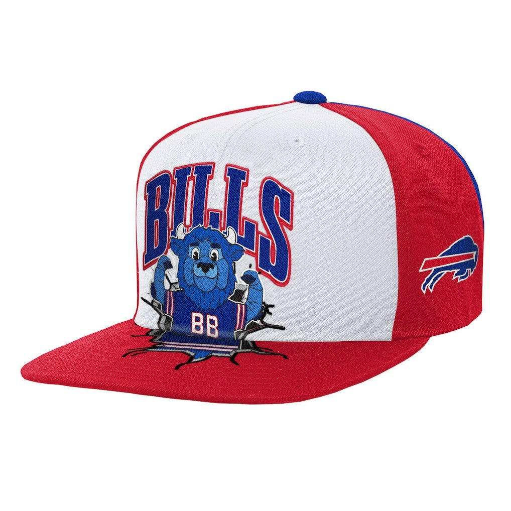 Youth Team Mascot Snapback Hat - Buffalo Bills Hats