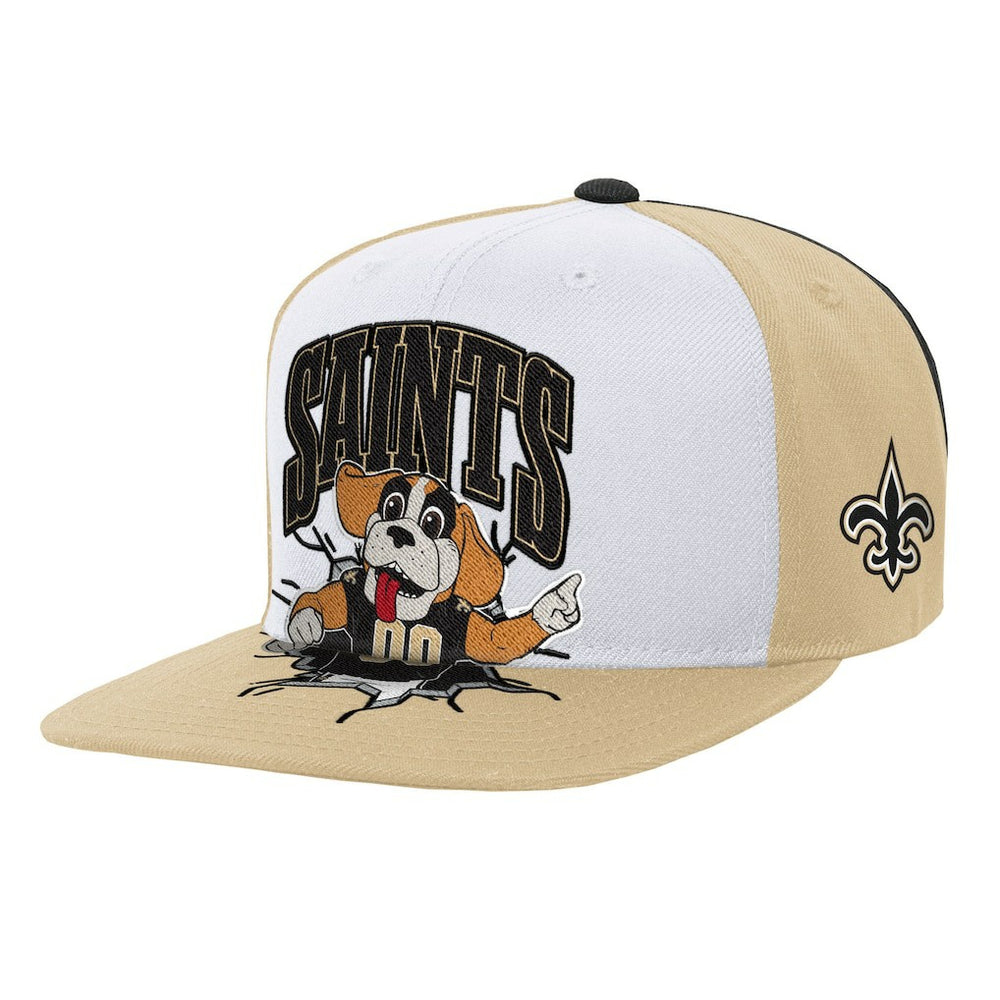 Youth Team Mascot Snapback Hat - New Orleans Saints Hats