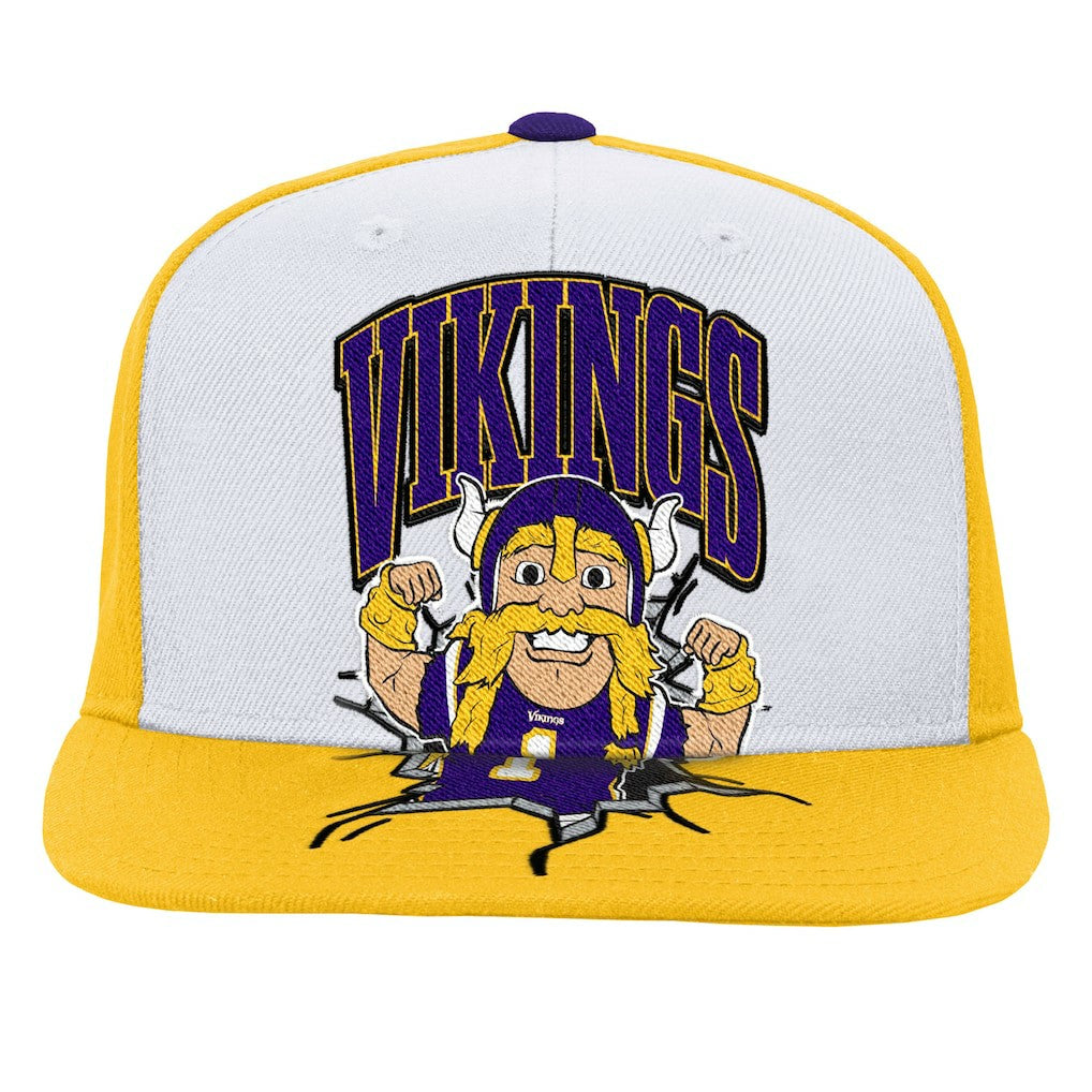 Youth Team Mascot Snapback Hat - Minnesota Vikings Hats