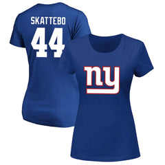 Cam Skattebo  Women's Plus Size Name & Number Scoop Neck T-Shirt - New York Giants T-shirts
