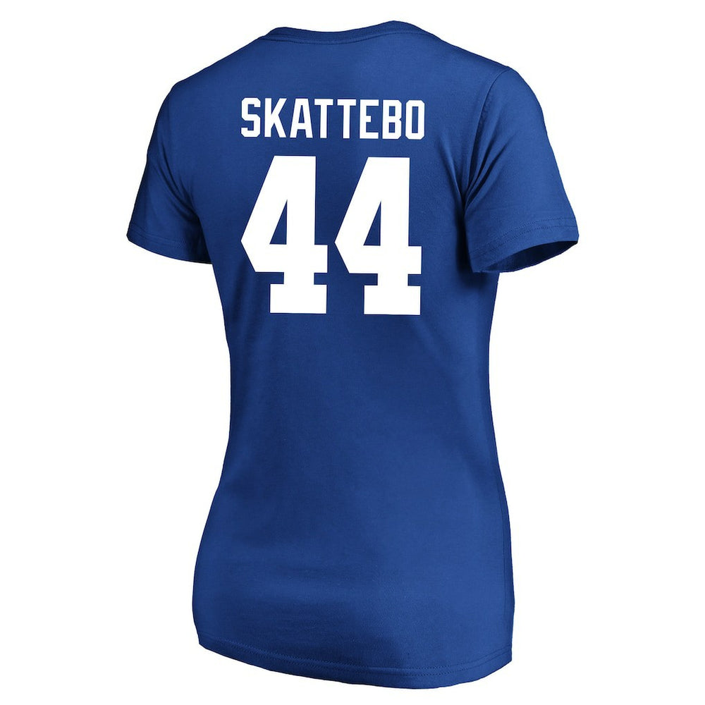 Cam Skattebo  Women's Plus Size Name & Number Scoop Neck T-Shirt - New York Giants T-shirts