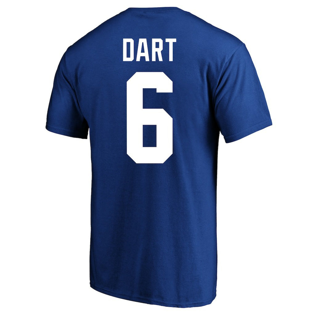 Jaxson Dart  Big & Tall Player Name & Number T-Shirt - New York Giants T-shirts