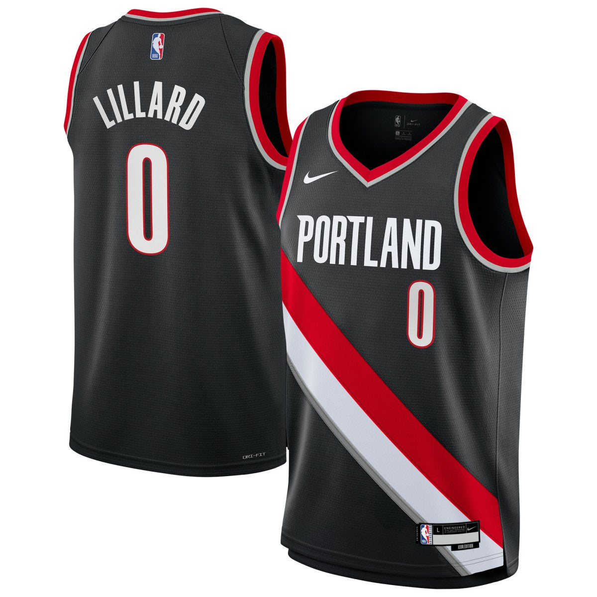 Nike Damian Lillard Portland Trail Blazers Youth Swingman Jersey