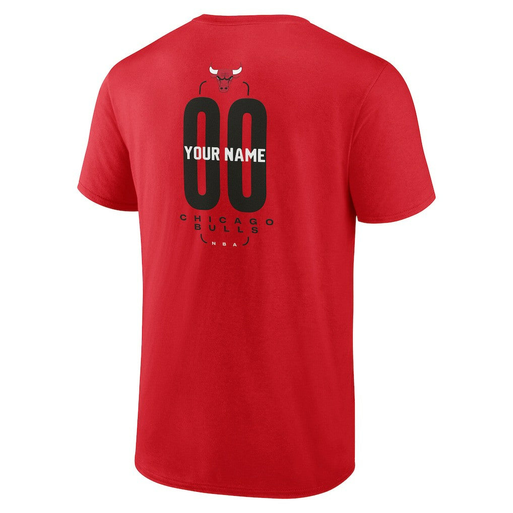 Chicago Bulls Center Court Name & Number Custom T-Shirt sale