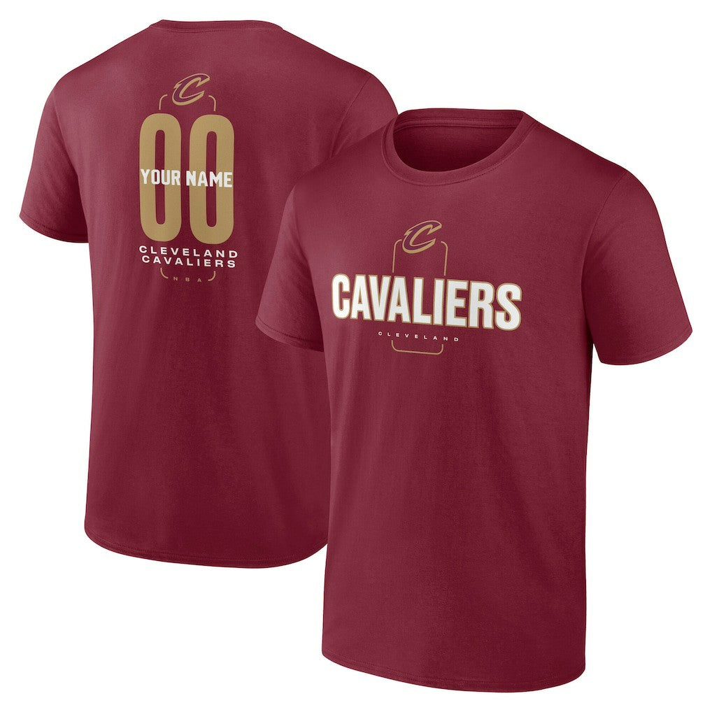 Cleveland Cavaliers Center Court Name & Number Custom T-Shirt sale
