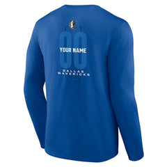 Dallas Mavericks Center Court Name & Number Custom Long Sleeve T-Shirt sale