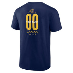 Denver Nuggets Center Court Name & Number Custom T-Shirt sale