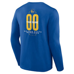 Golden State Warriors Center Court Name & Number Custom Long Sleeve T-Shirt sale