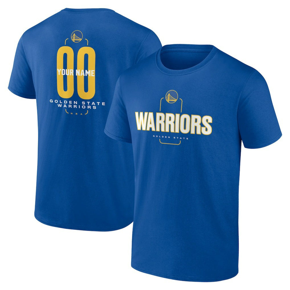 Golden State Warriors Center Court Name & Number Custom T-Shirt sale
