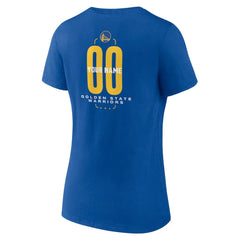Golden State Warriors Women's Center Court Name & Number Custom V-Neck T-Shirt sale