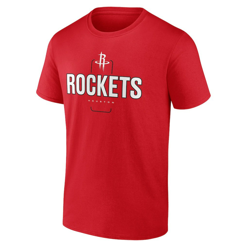 Houston Rockets Center Court Name & Number Custom T-Shirt