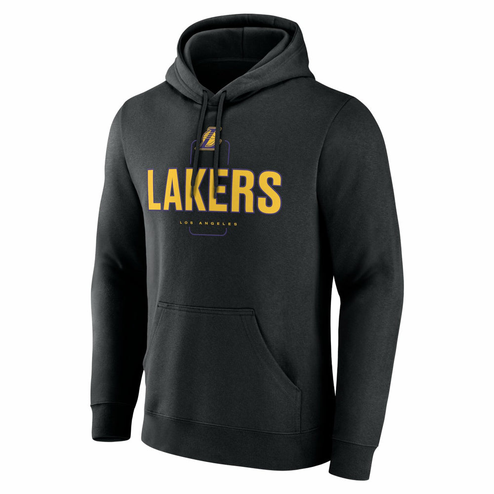 Los Angeles Lakers Center Court Name & Number Custom Hoodie